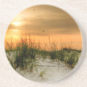 Möwen bei Sonnenaufgang Getränkeuntersetzer