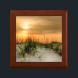 Möwen bei Sonnenaufgang Schmuckschachtel<br><div class="desc">Zuhause Décor</div>