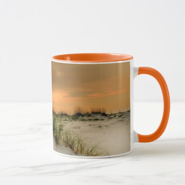 Möwen bei Sonnenaufgang Tasse (Rechts)