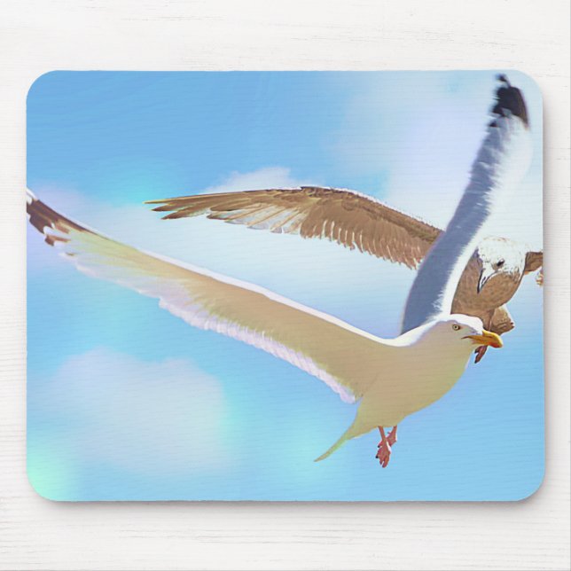 Möwen im Flug Mauspad (Vorne)