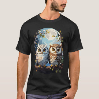 Möwen im Mondlicht T-Shirt