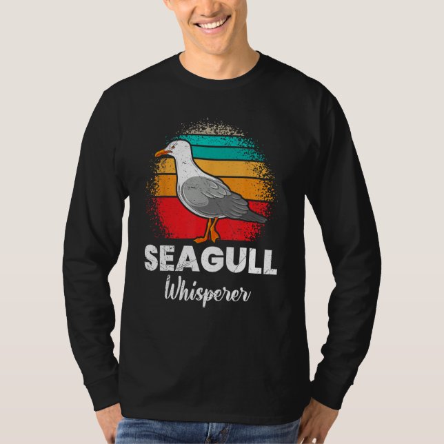 Möwenvögel Flüsterer Vogel Möwe Möwen T-Shirt (Vorderseite)