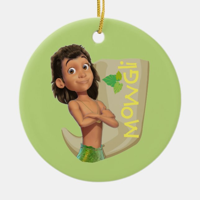 Mowgli 1 keramikornament (Vorne)
