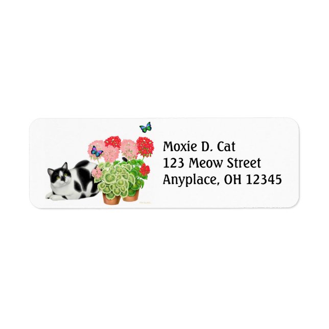 Moxie-Katze mit Schmetterlingsmarke (Vorne)