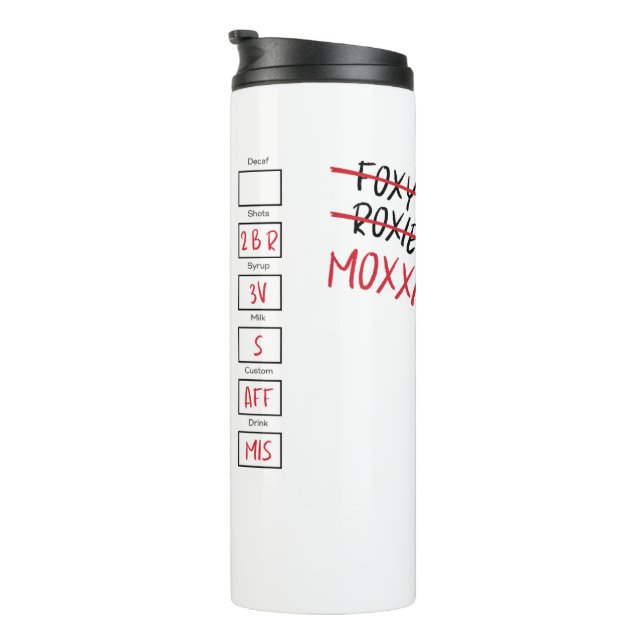 Mox's Misto - 12oz Thermal Tumbler Thermosbecher (Nach rechts gedreht)