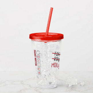 Mox's Misto - Akryllischer Tumbler Acryltrinkbecher