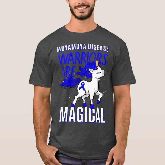 Moyamoya Disease Warrior Disorder Blood Vessel T-Shirt (Vorderseite)