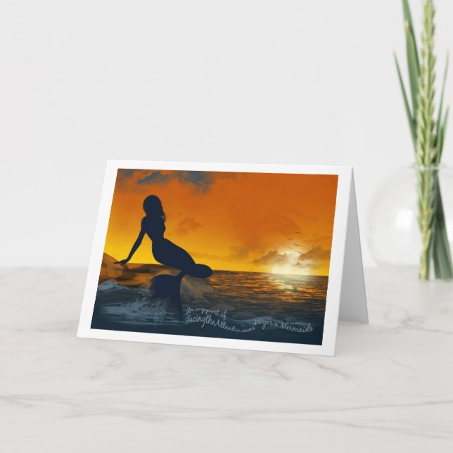 Moyer's Mermaids Grußkarte Karte (Vorderseite)