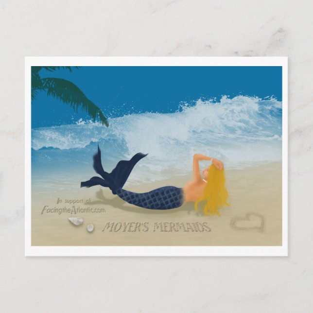 Moyer's Mermaids Postkarte (Vorderseite)