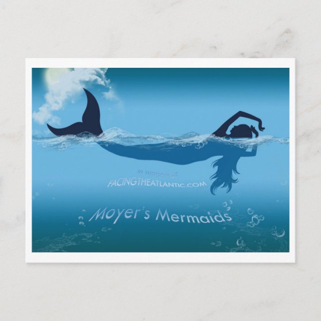 Moyer's Mermaids Postkarte (Vorderseite)
