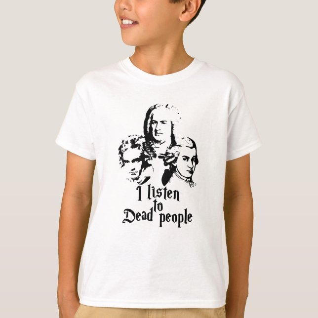 Mozart Bach Beethoven T-Shirt (Vorderseite)