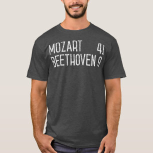 Mozart Beethoven Symphony Scoreboard lustige Musik T-Shirt