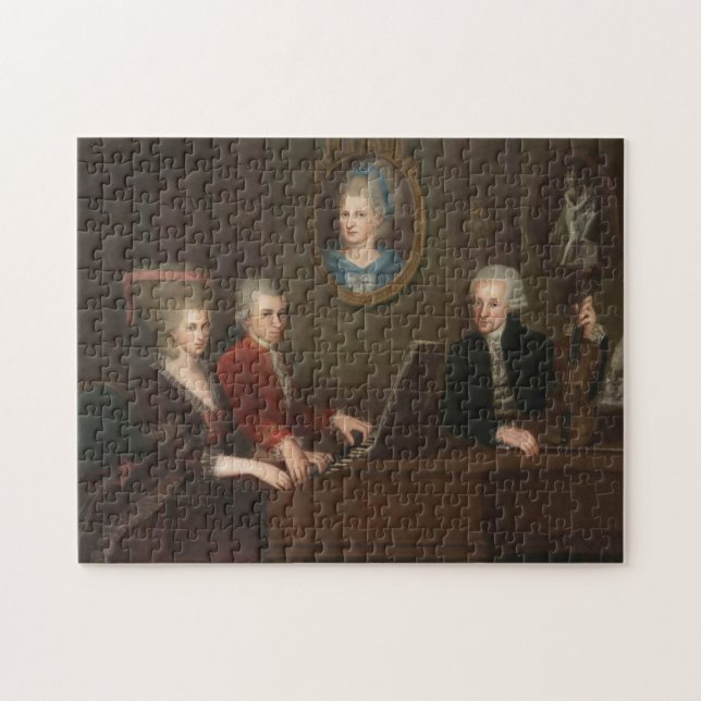 Mozart-Familie Puzzle (Horizontal)