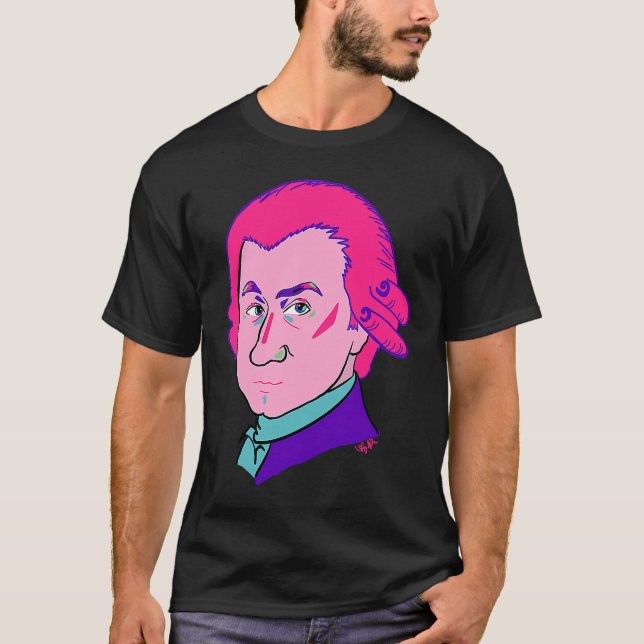 Mozart in Color T-Shirt (Vorderseite)