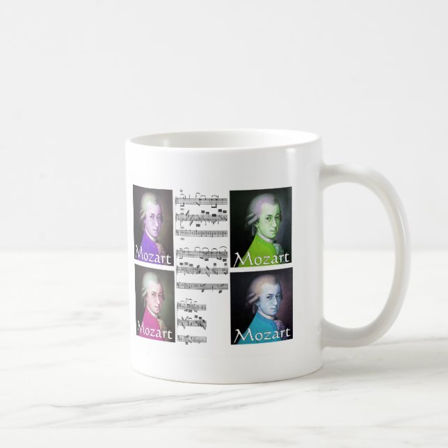 Mozart-Liebhaber-Geschenke Tasse (Rechts)