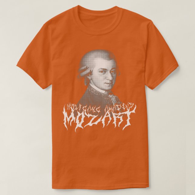 Mozart Metal T-Shirt (Design vorne)