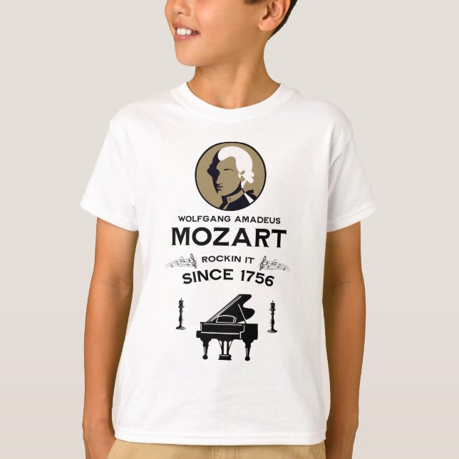 Mozart Music Lover Gift T-Shirt (Vorderseite)