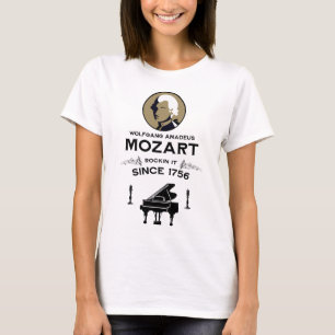 Mozart Musikliebhaber-Geschenk T-Shirt
