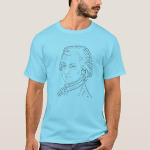 Mozart, Musiknoten in Shirt