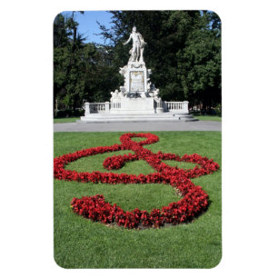 Mozart-Musikstatue Magnet