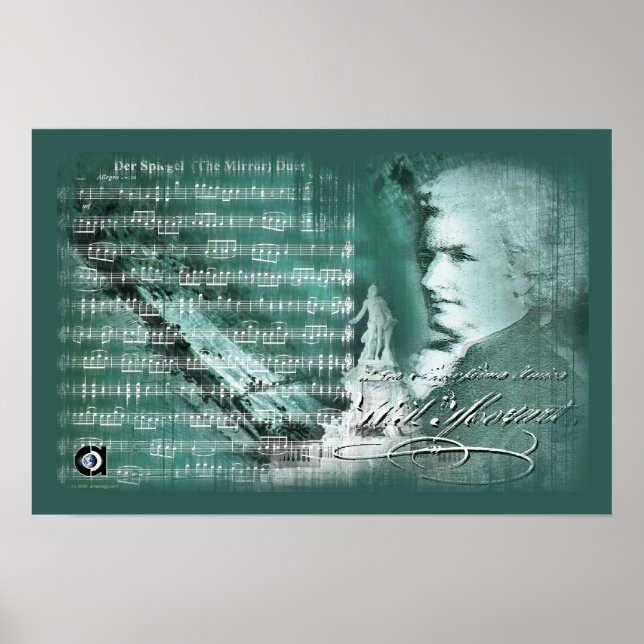 Mozart Poster (Vorne)