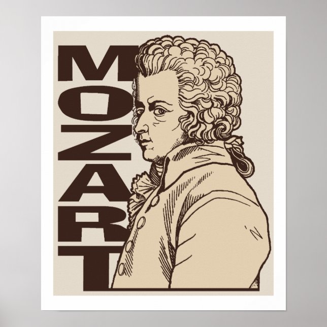 Mozart Poster (Vorne)