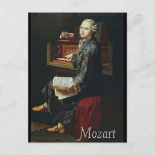 Mozart Postkarte