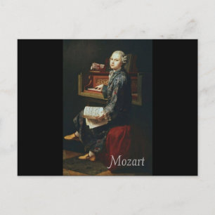 Mozart Postkarte