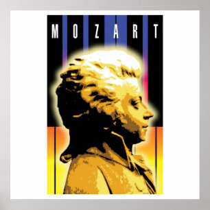 MOZART-REGENBOGEN-PLAKAT POSTER