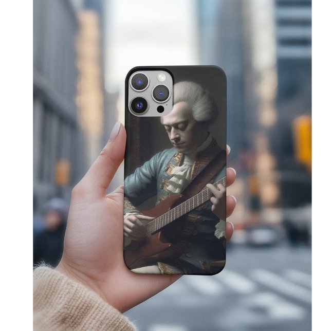 Mozart spielt E-Gitarre Case-Mate iPhone Hülle (Von Creator hochgeladen)
