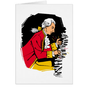 Mozart spielt Klavier