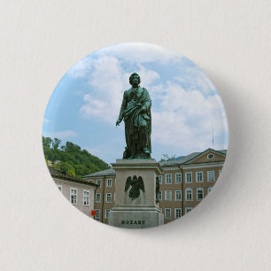 Mozart-Statue in Salzburg Button