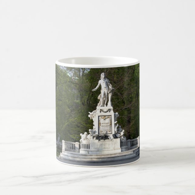 Mozart-Statue Kaffeetasse (Mittel)