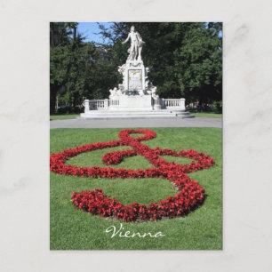 Mozart-Statue Postkarte