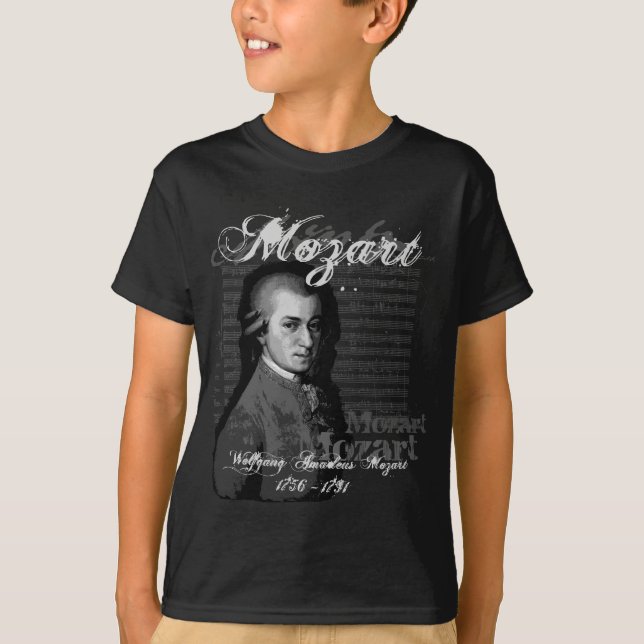 Mozart T-Shirt (Vorderseite)