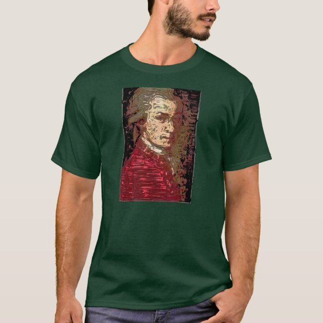 Mozart T-Shirt (Vorderseite)