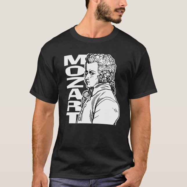 Mozart T-Shirt (Vorderseite)