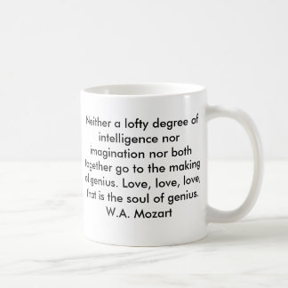 Mozart-Zitat-Tasse Tasse