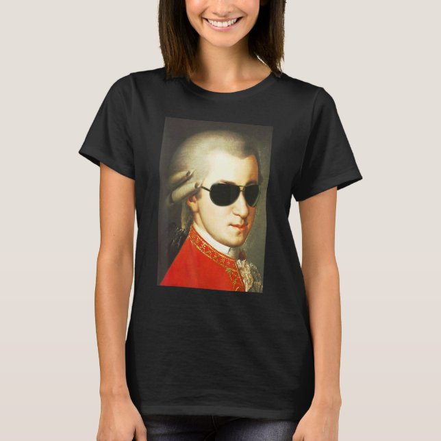 Mozartt Wearing Sungasse T-Shirt (Vorderseite)