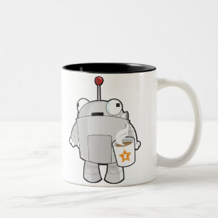 Mozbot Kaffee-Tasse Zweifarbige Tasse