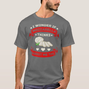Mozzarella Käse Rezepte Buffalo Italienisch Frisch T-Shirt