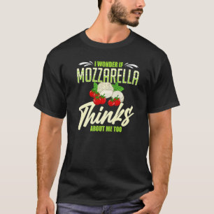 Mozzarella Käse Rezepte Buffalo Italienisch Frisch T-Shirt
