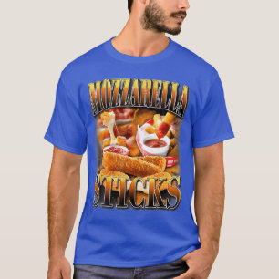 Mozzarella-Käse-Sticks Bootleg-Rap-CD-Ästhetik T-Shirt