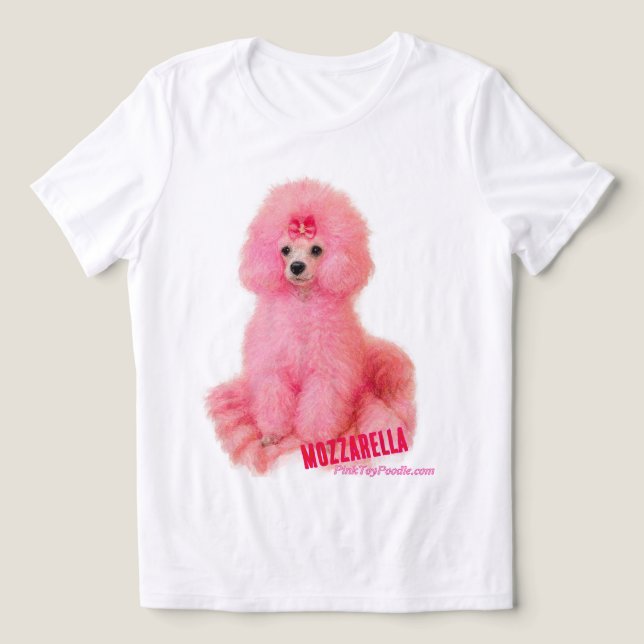 MozzarellaThePoodle, Poodle Shirt (Design Vorderseite)