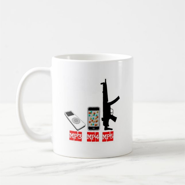 MP3 MP4 MP5 KAFFEETASSE (Links)