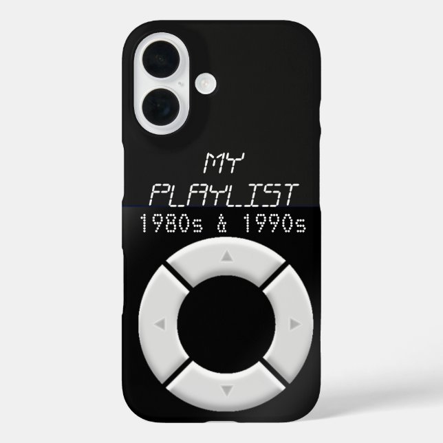 MP3-Player-Design Case-Mate iPhone Hülle (Rückseite)