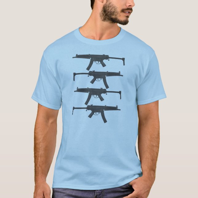MP5 = spaltete Melonen auf T-Shirt (Vorderseite)