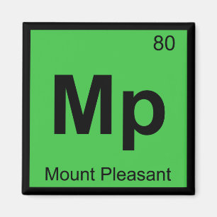 MP - Mount Pleasant South Carolina Chemie City Magnet