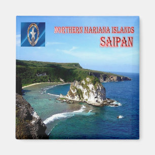MP - Northern Mariana Islands - Saipan - Panorama Magnet