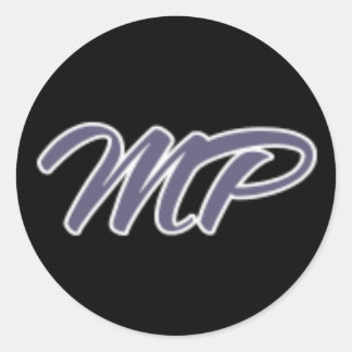 Mp Purp Runder Aufkleber